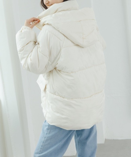 Ada.（エイダ）の「フード付きダウンジャケット（ダウンジャケット