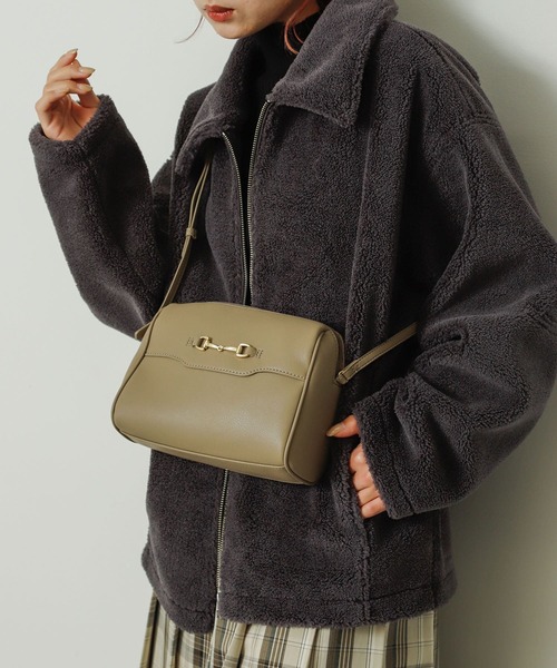 SENSE OF PLACE by URBAN RESEARCH（センスオブプレイスバイアーバンリサーチ）の「ビットショルダーバッグ（ショルダーバッグ・レディース・ブラック/モカ/グリーン・ONE）」の6枚目の写真