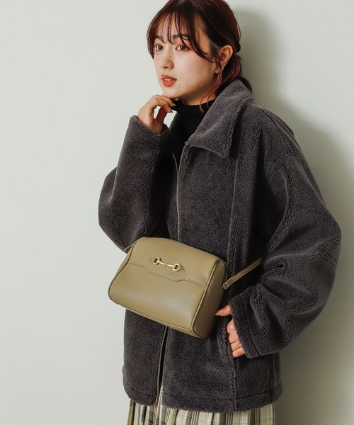 SENSE OF PLACE by URBAN RESEARCH（センスオブプレイスバイアーバンリサーチ）の「ビットショルダーバッグ（ショルダーバッグ・レディース・ブラック/モカ/グリーン・ONE）」の7枚目の写真
