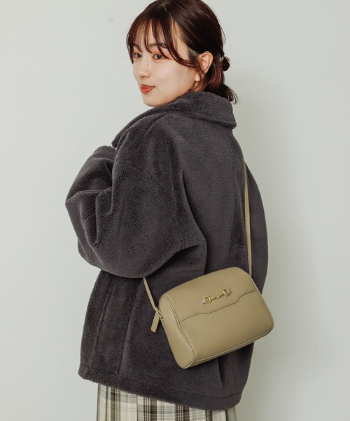 SENSE OF PLACE by URBAN RESEARCH（センスオブプレイスバイアーバンリサーチ）の「ビットショルダーバッグ（ショルダーバッグ・レディース・ブラック/モカ/グリーン・ONE）」の9枚目の写真