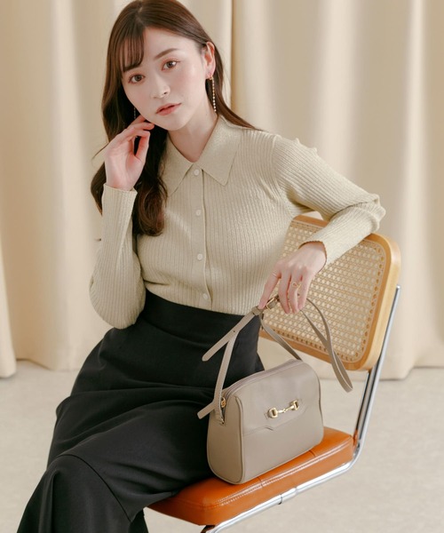 SENSE OF PLACE by URBAN RESEARCH（センスオブプレイスバイアーバンリサーチ）の「ビットショルダーバッグ（ショルダーバッグ・レディース・ブラック/モカ/グリーン・ONE）」の16枚目の写真