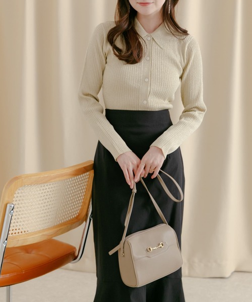 SENSE OF PLACE by URBAN RESEARCH（センスオブプレイスバイアーバンリサーチ）の「ビットショルダーバッグ（ショルダーバッグ・レディース・ブラック/モカ/グリーン・ONE）」の17枚目の写真