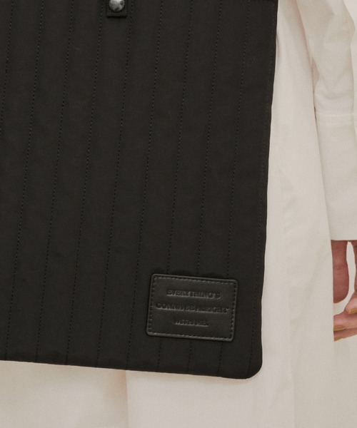 SALON adam et rope'（サロン アダム エ ロペ）の「【雑誌掲載】2WAY PCバッグ（トートバッグ・レディース・チャコールグレー/ブラック/イエロー系その他・FREE）」の4枚目の写真