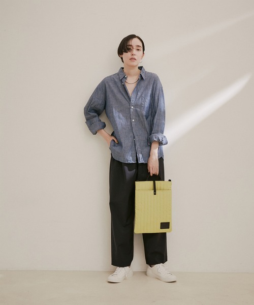 SALON adam et rope'（サロン アダム エ ロペ）の「【雑誌掲載】2WAY PCバッグ（トートバッグ・レディース・チャコールグレー/ブラック/イエロー系その他・FREE）」の12枚目の写真