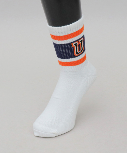 UNIVERSAL OVERALL（ユニバーサルオーバーオール）の「＜3足セット＞ 3P 底パイル カレッジロゴ クルーソックス（ソックス/靴下・メンズ・その他1/その他・FREE）」の11枚目の写真