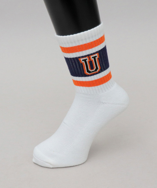 UNIVERSAL OVERALL（ユニバーサルオーバーオール）の「＜3足セット＞ 3P 底パイル カレッジロゴ クルーソックス（ソックス/靴下・メンズ・その他1/その他・FREE）」の12枚目の写真