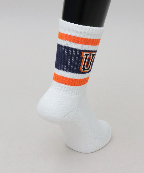 UNIVERSAL OVERALL（ユニバーサルオーバーオール）の「＜3足セット＞ 3P 底パイル カレッジロゴ クルーソックス（ソックス/靴下・メンズ・その他1/その他・FREE）」の13枚目の写真