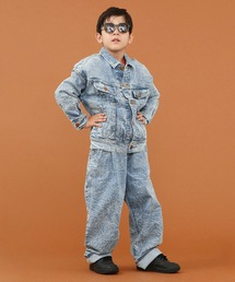 Lee（リー）の「【110-150cm】キッズ Lee ストレッチバルーンデニムパンツ サルエル（デニムパンツ・キッズ）」