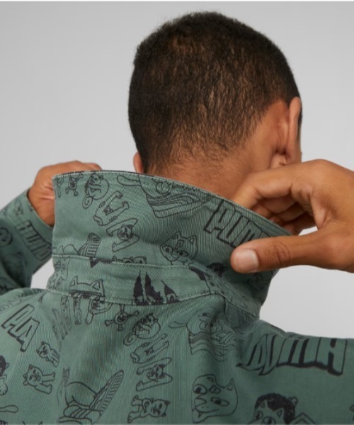 RIPNDIP（リップンディップ）の「PUMA×RIPNDIP/プーマ×リップンディップ/AOP TWILL SHIRTS（シャツ/ブラウス・メンズ・カーキ・L/XL/M/S）」の5枚目の写真