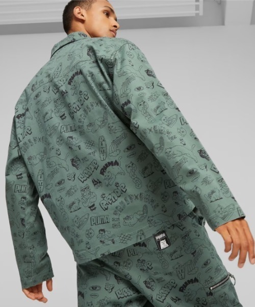 RIPNDIP（リップンディップ）の「PUMA×RIPNDIP/プーマ×リップンディップ/AOP TWILL SHIRTS（シャツ/ブラウス・メンズ・カーキ・L/XL/M/S）」の6枚目の写真