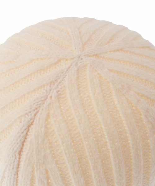 a.v.v（アーヴェヴェ）の「[KIDS]リブニットバケットハット（ハット・キッズ・アイボリー/ブラック・ONESIZE）」の9枚目の写真