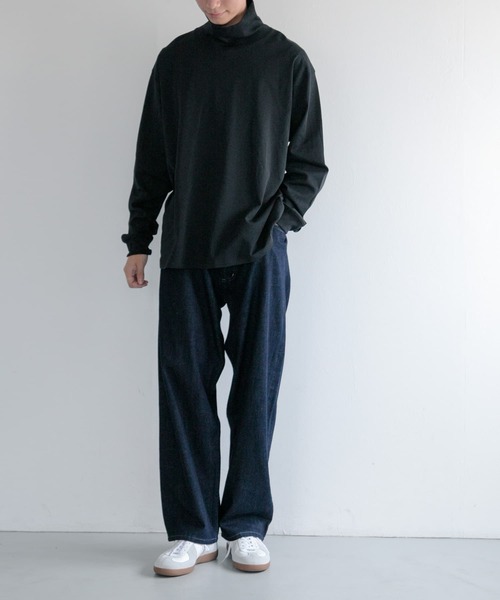 FORK&SPOON(フォークアンドスプーン)の「FORK&SPOON タートルネックカットソー(Tシャツ/カットソー・メンズ・オフホワイト/ブラック・5/4)」の7枚目の写真