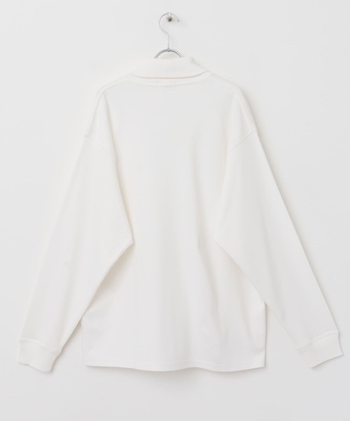 FORK&SPOON(フォークアンドスプーン)の「FORK&SPOON タートルネックカットソー(Tシャツ/カットソー・メンズ・オフホワイト/ブラック・5/4)」の18枚目の写真