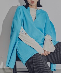CREOLME | (CREOLME)Vネックオーバースウェット(スウェット)