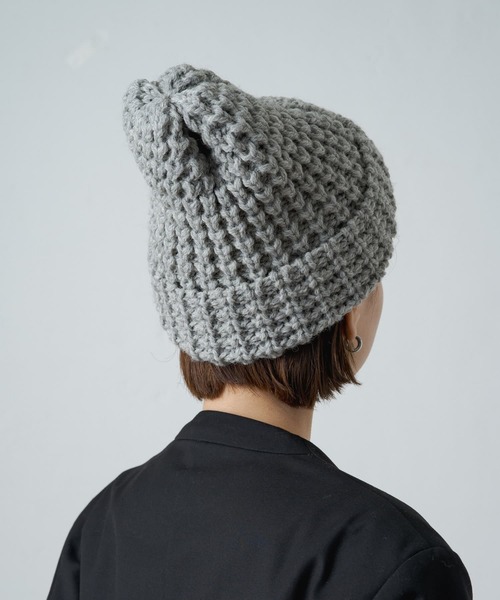 Omekashi（オメカシ）の「HIGHLAND2000 TUCK STITCH BOBCAP（キャップ・レディース・ブラック/ライトグレー・FREE）」の3枚目の写真