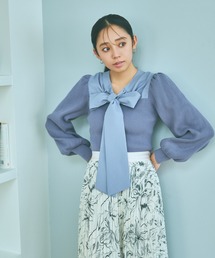 mysty woman | ボウタイキリカエ2wayニット　986379(ニット/セーター)