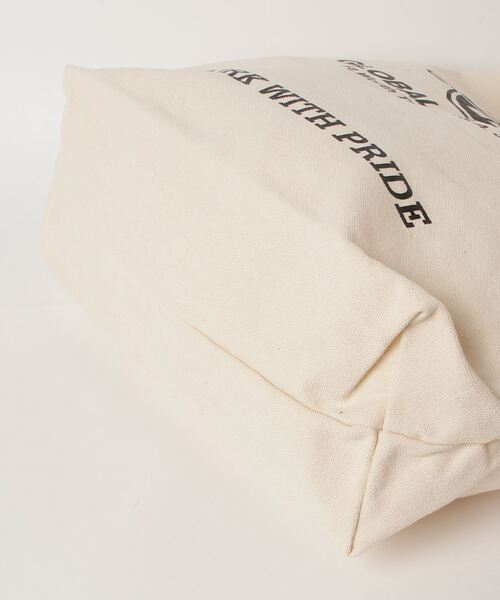 Dickies（ディッキーズ）の「ディッキーズロゴ TC キャンバストートバッグ（トートバッグ・メンズ・オフホワイト/ブラック/ネイビー/レッド系・ONE SIZE）」の6枚目の写真