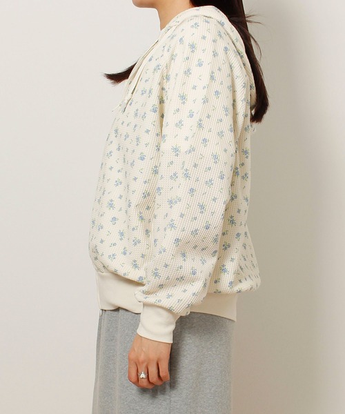 JEMORGAN（ジェーイーモーガン）の「【JEMORGAN / ジェーイーモーガン】ワッフル花柄フルジップパーカー（パーカー・レディース・ブルー系/ピンク系/ラベンダー/パープル系/ピンク系1・FREE）」の22枚目の写真