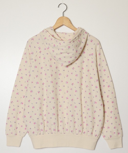 JEMORGAN（ジェーイーモーガン）の「【JEMORGAN / ジェーイーモーガン】ワッフル花柄フルジップパーカー（パーカー・レディース・ブルー系/ピンク系/ラベンダー/パープル系/ピンク系1・FREE）」の9枚目の写真