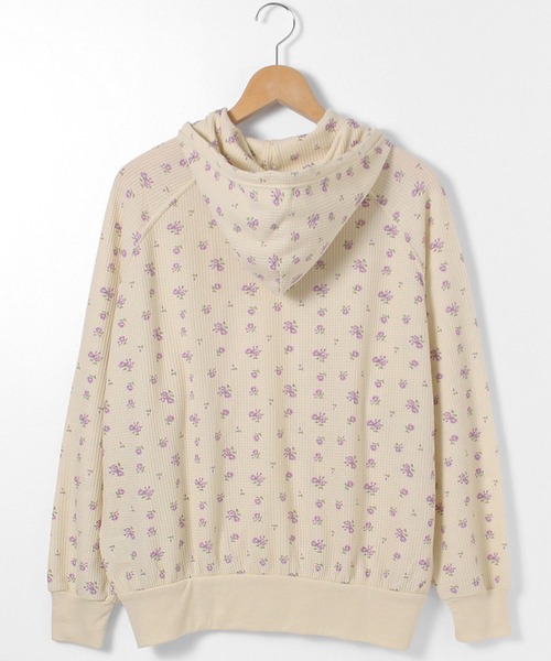 JEMORGAN（ジェーイーモーガン）の「【JEMORGAN / ジェーイーモーガン】ワッフル花柄フルジップパーカー（パーカー・レディース・ブルー系/ピンク系/ラベンダー/パープル系/ピンク系1・FREE）」の18枚目の写真