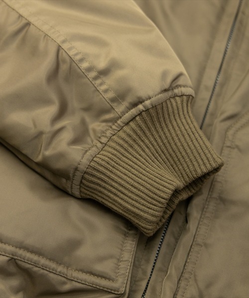 STYLEBLOCK（スタイルブロック）の「CWU-45Pタイプフライトジャケット（MA-1・メンズ・グレー/ブラック/ブラウン/カーキ・M/L/LL）」の11枚目の写真