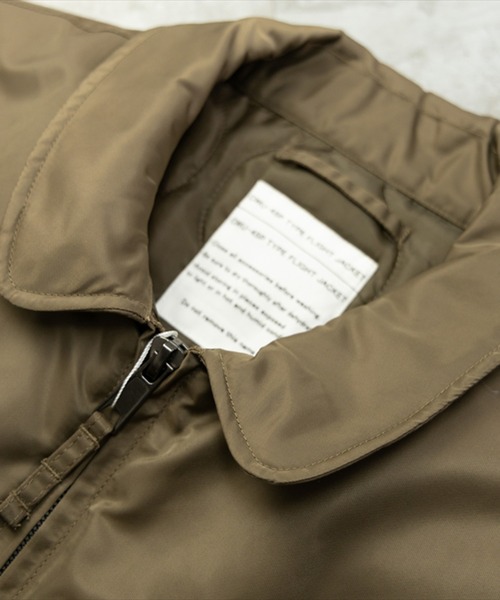 STYLEBLOCK（スタイルブロック）の「CWU-45Pタイプフライトジャケット（MA-1・メンズ・グレー/ブラック/ブラウン/カーキ・M/L/LL）」の12枚目の写真