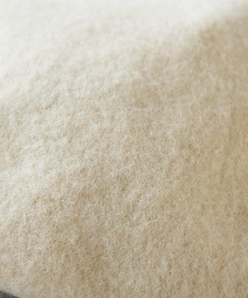 un dix cors（アンディコール）の「バスクベレー（ハンチング/ベレー帽・レディース・ブラック/アイボリー・FREE）」の5枚目の写真