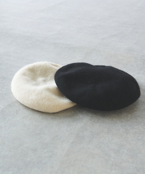 un dix cors（アンディコール）の「バスクベレー（ハンチング/ベレー帽・レディース・ブラック/アイボリー・FREE）」の13枚目の写真