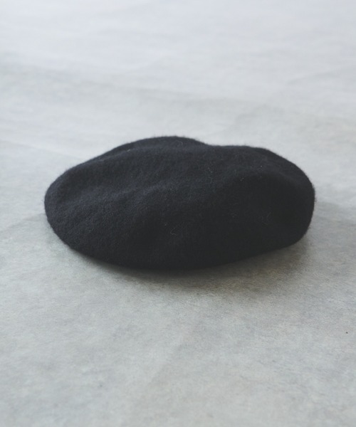 un dix cors（アンディコール）の「バスクベレー（ハンチング/ベレー帽・レディース・ブラック/アイボリー・FREE）」の9枚目の写真