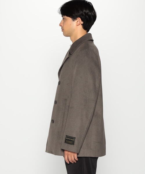 COMME CA ISM(コムサイズム)の「エアリーウール ライト Pコート(ピーコート・メンズ・ネイビー/カーキ/ブラック・S/L/M)」の12枚目の写真