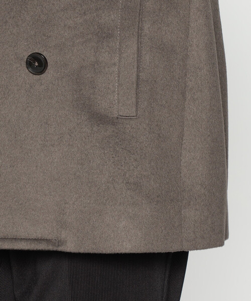 COMME CA ISM(コムサイズム)の「エアリーウール ライト Pコート(ピーコート・メンズ・ネイビー/カーキ/ブラック・S/L/M)」の17枚目の写真