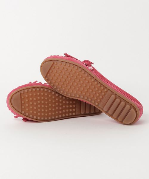 Minnetonka（ミネトンカ）の「モカシンシューズ（モカシン/デッキシューズ・レディース・グレー/ピンク・6/7/5/5.5/6.5）」の5枚目の写真