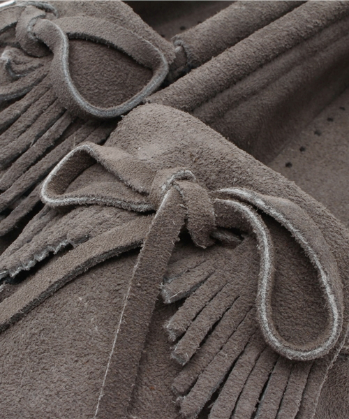 Minnetonka（ミネトンカ）の「モカシンシューズ（モカシン/デッキシューズ・レディース・グレー/ピンク・6/7/5/5.5/6.5）」の8枚目の写真