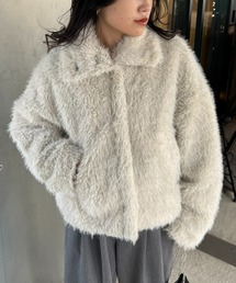 【HELLO.SANFRANCISCO/ハローサンフランシスコ】スタンドファーボリュームジャケット