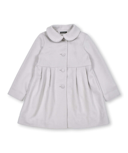 BeBe(ベベ)の「タックフレアラウンドカラーコート(100~150cm)(ステンカラーコート・キッズ・グレー/ネイビー・150cm/140cm/130cm/110cm/120cm)」の6枚目の写真