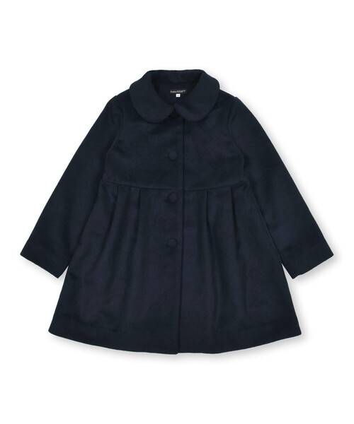 BeBe(ベベ)の「タックフレアラウンドカラーコート(100~150cm)(ステンカラーコート・キッズ・グレー/ネイビー・150cm/140cm/130cm/110cm/120cm)」の14枚目の写真