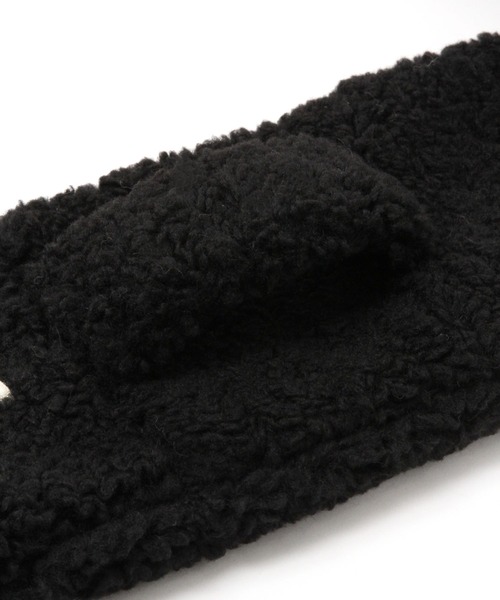 studio CLIP（スタディオクリップ）の「あったかボア差し込みマフラー（マフラー・レディース・アイボリー/ブラック/ライトグレー・FREE）」の9枚目の写真