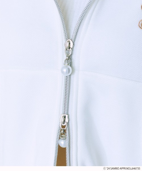 marun(マルン)の「<大きいサイズ> シナモロールクロップド丈パーカー marun(パーカー・レディース・ホワイト/グレー・L/LL/3L/4L/5L)」の17枚目の写真