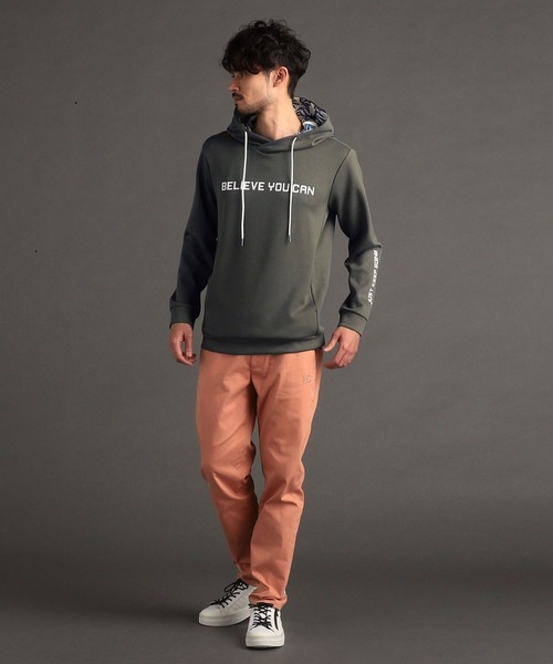【セール】【NICOLE SPORTS】ロゴプリントパーカー（パーカー）｜NICOLE CLUB FOR MEN（ニコルクラブフォーメン）