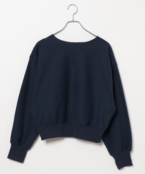 PBLIM(ページボーイリム)の「PBLIM/カレッジフロッキーショートVプルオーバー(スウェット・レディース・ネイビー/ブルー/杢グレー・FREE)」の22枚目の写真