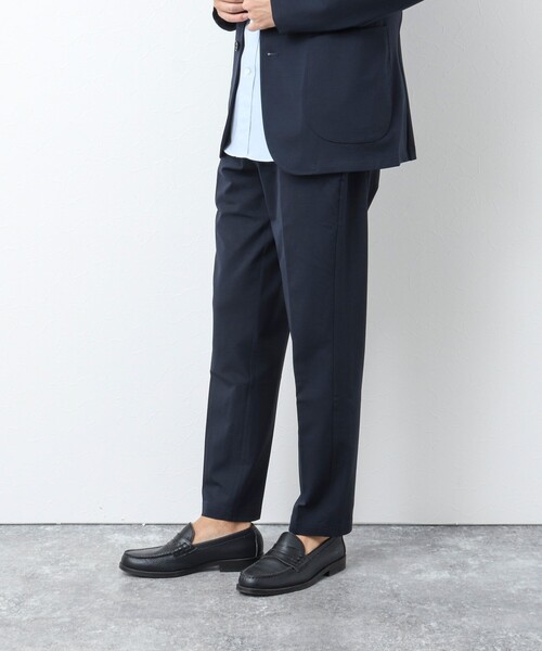 NOLLEY’S（ノーリーズ）の「《一部セットアップ対応》ストレッチジャージ イージーパンツ（その他パンツ・メンズ・グレイッシュベージュ/ネイビー・M/XL/S/L）」の4枚目の写真