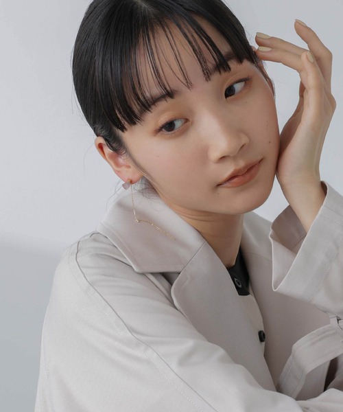 NANO universe(ナノユニバース)の「ストーンチェーンピアス(ピアス(両耳用)・レディース・その他4/その他3/その他1/その他2・FREE)」の1枚目の写真