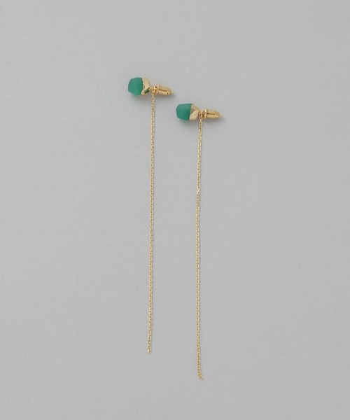 NANO universe(ナノユニバース)の「ストーンチェーンピアス(ピアス(両耳用)・レディース・その他4/その他3/その他1/その他2・FREE)」の6枚目の写真