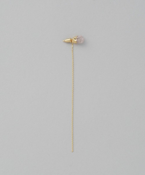 NANO universe(ナノユニバース)の「ストーンチェーンピアス(ピアス(両耳用)・レディース・その他4/その他3/その他1/その他2・FREE)」の9枚目の写真