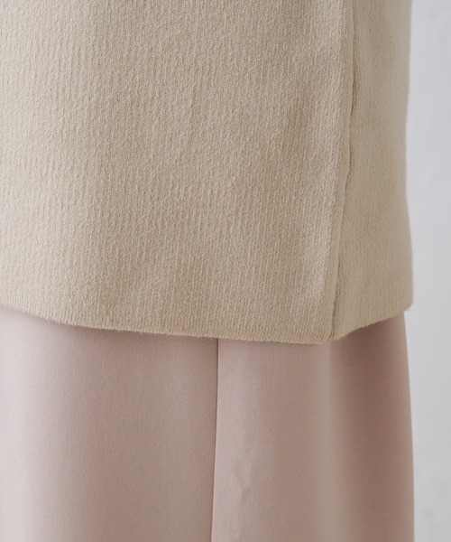 Omekashi（オメカシ）の「2wayニットチュニックワンピース（ワンピース・レディース・アイボリー/ブラック・FREE）」の22枚目の写真