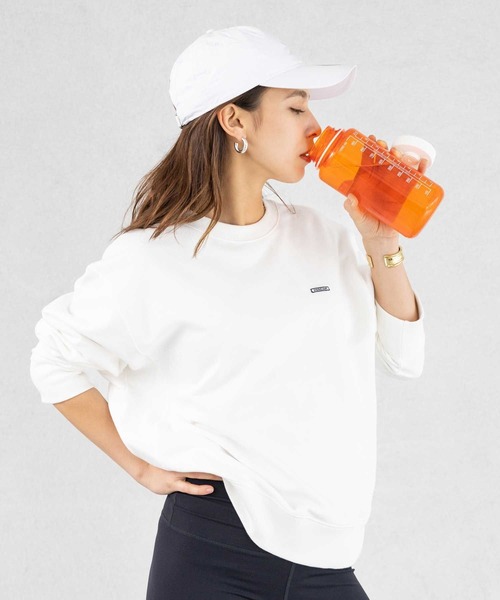 HEREIAM(ヘレイアム)の「【HEREIAM】ワッペンロゴスウェット(ユニセックス)(スウェット・レディース・ホワイト/グリーン/ピンク/パープル/ブラック・LARGE/MEDIUM)」の6枚目の写真