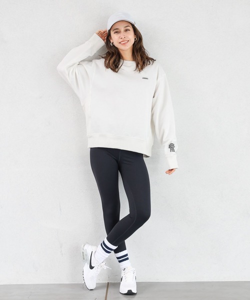 HEREIAM(ヘレイアム)の「【HEREIAM】ワッペンロゴスウェット(ユニセックス)(スウェット・レディース・ホワイト/グリーン/ピンク/パープル/ブラック・LARGE/MEDIUM)」の9枚目の写真