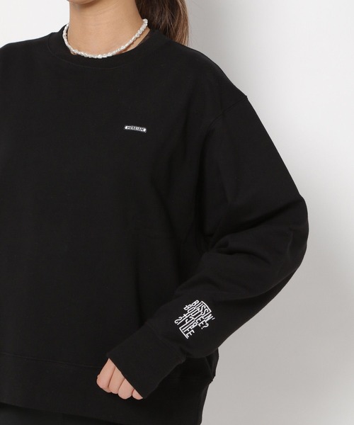 HEREIAM(ヘレイアム)の「【HEREIAM】ワッペンロゴスウェット(ユニセックス)(スウェット・レディース・ホワイト/グリーン/ピンク/パープル/ブラック・LARGE/MEDIUM)」の21枚目の写真