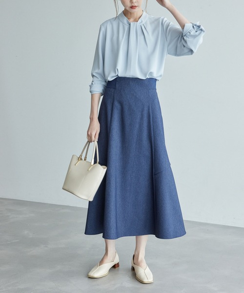 ROPE' PICNIC(ロペピクニック)の「【新色追加】スクエアトゥセンターシーム甲深バブーシュ(パンプス・レディース・ベージュ/ブラック/キナリ/ゴールド/ブラック系その他・23.0cm/24.5cm/23.5cm/25.0cm/24.0cm)」の8枚目の写真