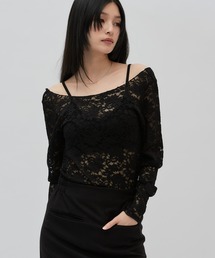 Lui's | 【cierio/シエリオ】 レースカットソー(Tシャツ/カットソー)